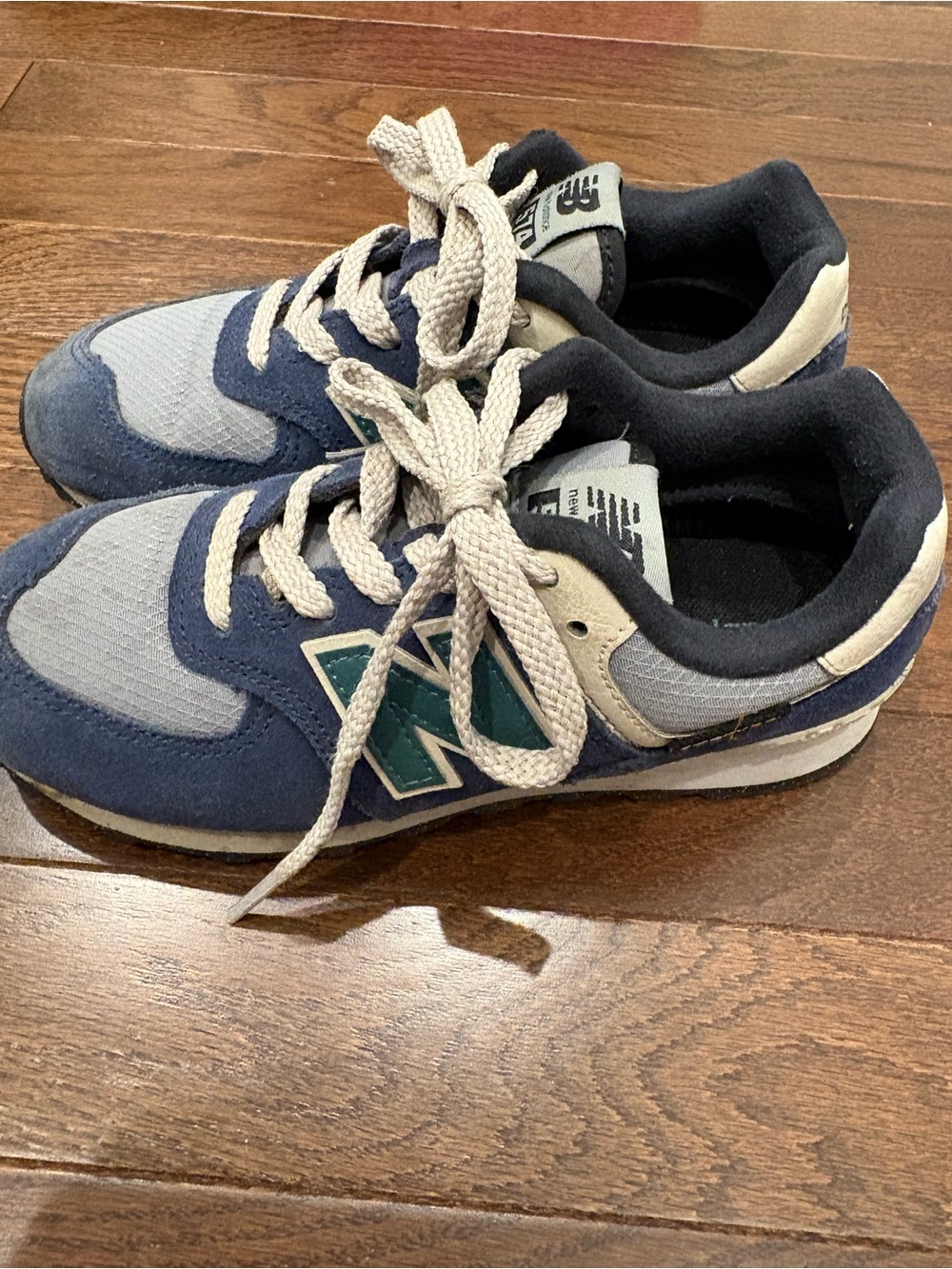 New Balance 574 Cordura Blue Grey Sneakers Kids Size 1 US / 13.5 UK Retro
